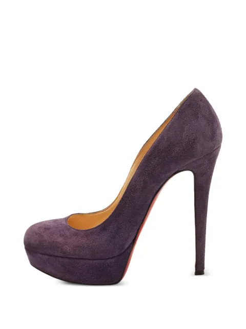 Christian Louboutin Pre-Owned Bianca platform pumps Purple 1389986