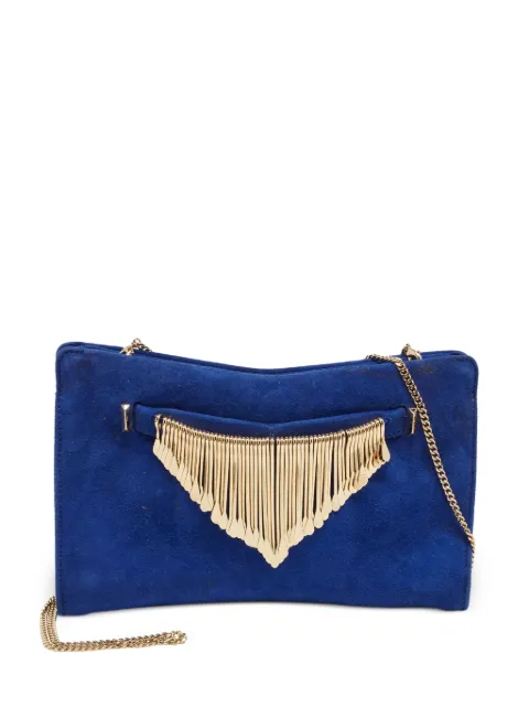 Jimmy Choo Pre-Owned Venus embellished clutch bag Blue 1389664