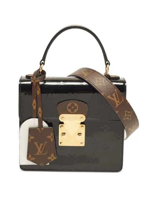 Louis Vuitton Pre-Owned 2019 Spring Street Monogram Vernis mini bag Black 1390956