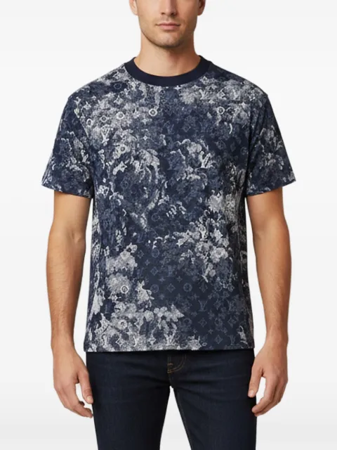 Louis Vuitton Pre-Owned tapestry monogram T-shirt Blue 1387924