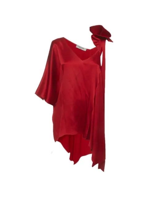 Valentino Garavani Pre-Owned draped top Red 1393253