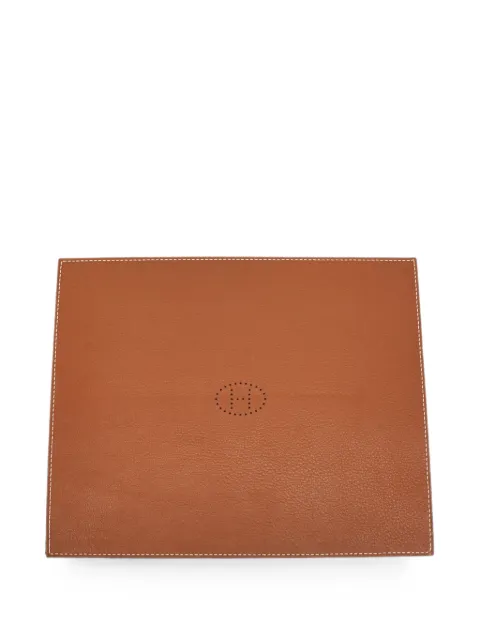 Hermès Pre-Owned Mises et Relances mouse pad Brown 1388556