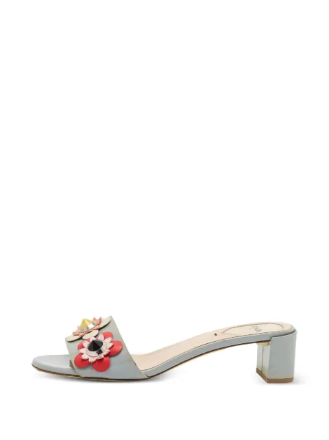 Fendi Pre-Owned flower-embellished sandals Grey 1388907