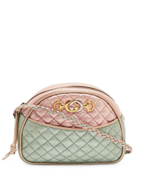 Gucci Pre-Owned mini Zumi quilted crossbody bag Pink 1386635