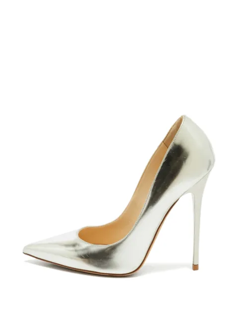 Jimmy Choo Pre-Owned Romy pointed-toe pumps Silver 1381974