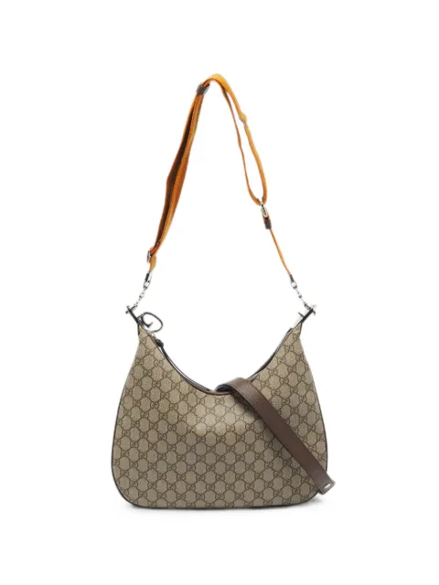 Gucci Pre-Owned medium GG Supreme Attache shoulder bag Neutrals 1397364