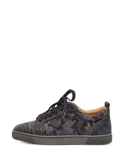 Christian Louboutin Pre-Owned Louis Orlato camouflage sneakers Grey 1386870