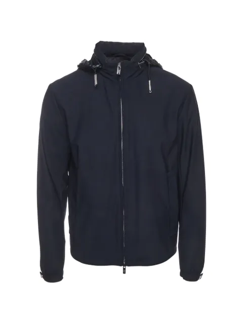 Emporio Armani Pre-Owned lightweight hooded jacket Blue 1388746