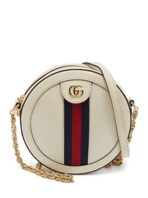 Gucci Pre-Owned Ophidia Round shoulder bag Neutrals 1390967