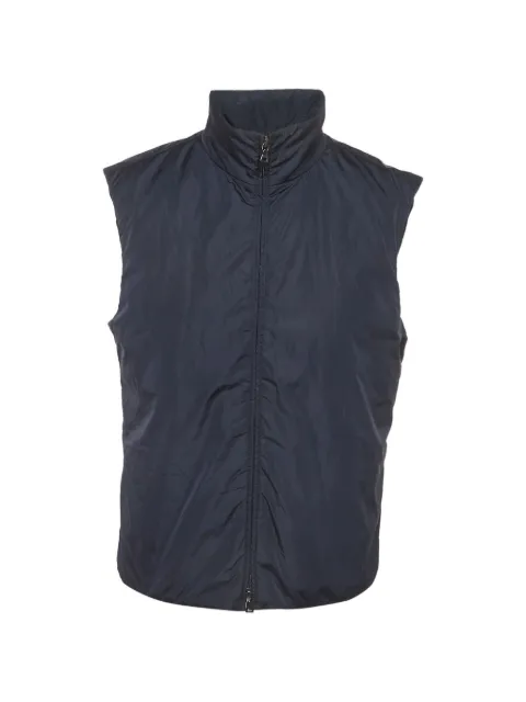 Prada Pre-Owned Linea Rossa zip-up vest Blue 1387953