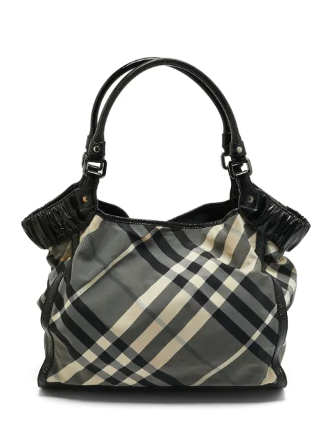 Burberry Pre-Owned Beat Check tote bag Grey 1389093