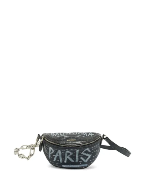 Balenciaga Pre-Owned Souvenir Graffiti belt bag Black 1371247