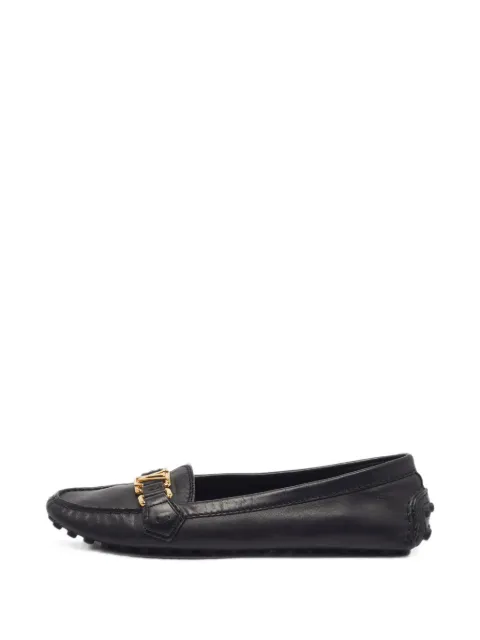 Louis Vuitton Pre-Owned Oxford loafers Black 1404022