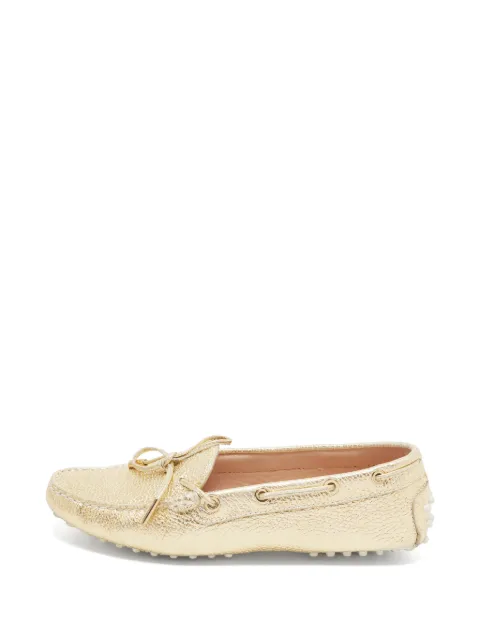 Tod's Vintage Gommino leather loafers Gold 1401289