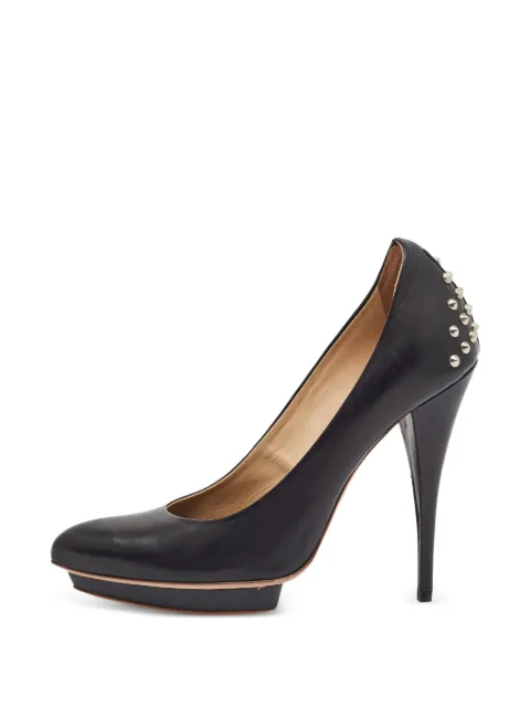 Alexander McQueen Pre-Owned studded platform pumps Black 1379757