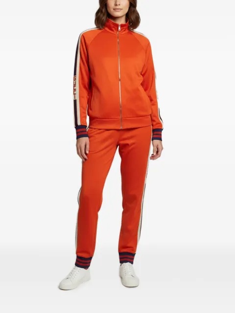 Gucci Pre-Owned side-stripe tracksuit set Orange 1384215