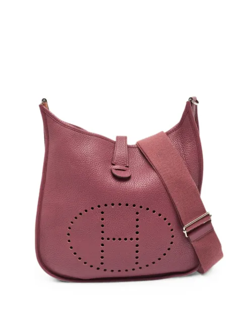 Hermès Pre-Owned GM Evelyne III perforated shoulder bag Pink 1387623
