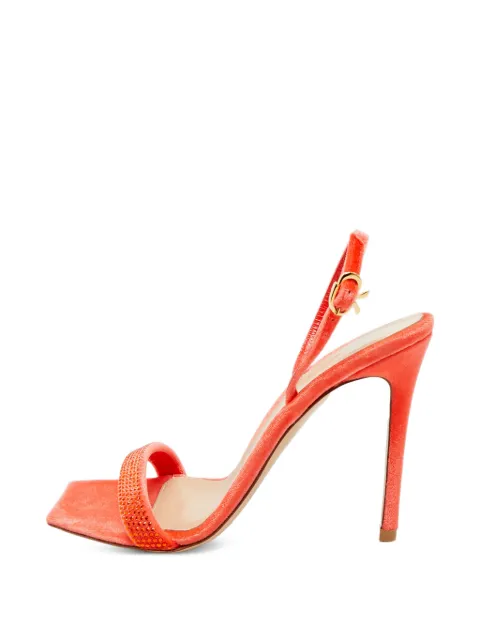 Gianvito Rossi Britney crystal-embellished sandals Red 1382862