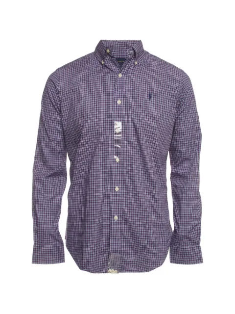 Ralph Lauren Vintage plaid long-sleeve shirt Purple 1401093