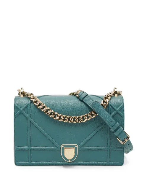 Christian Dior Pre-Owned 2016 medium Diorama cannage shoulder bag Blue 1303829