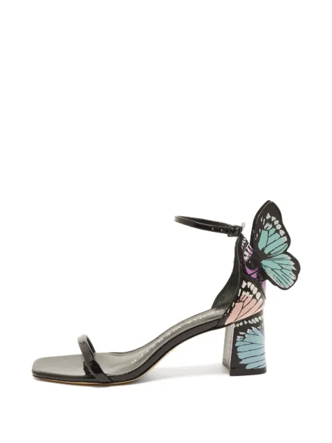 Sophia Webster Evangeline leather ankle-strap sandals Black 1395473