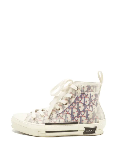 Christian Dior Pre-Owned B23 Oblique high-top sneakers White 1403508