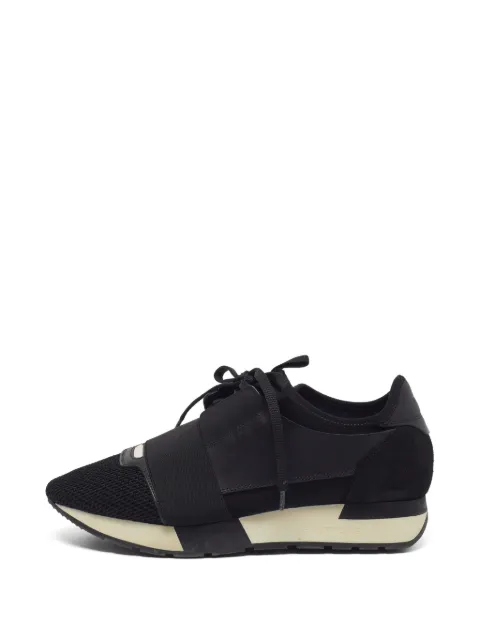Balenciaga Pre-Owned Race Runner lace-up sneakers Black 1399163