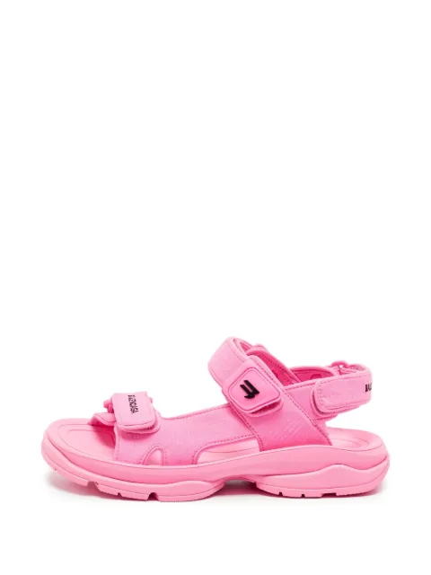 Balenciaga Pre-Owned Tourist touch-strap sandals Pink 1388833