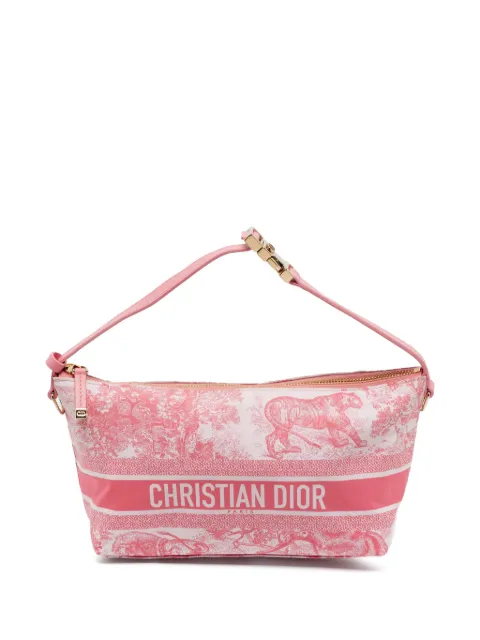 Christian Dior Pre-Owned 2024 DiorTravel Nomad Toile de Jouy pouch Pink 1381660