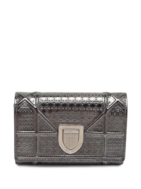 Christian Dior Pre-Owned 2018 Diorama trifold wallet Grey 1402604