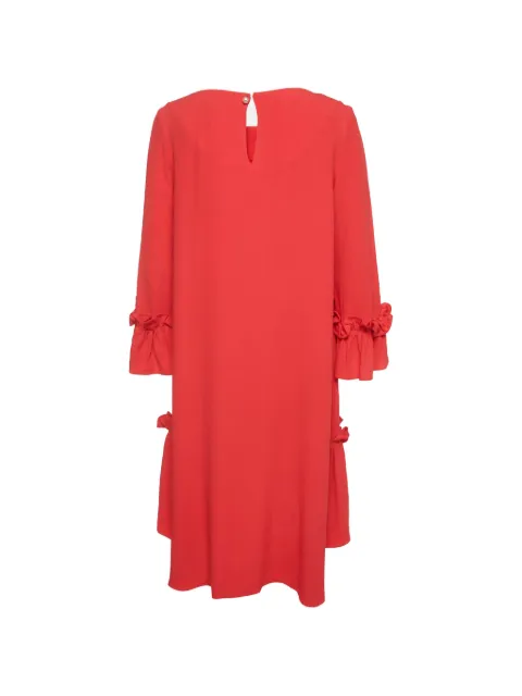 Ingie Paris ruffled crepe midi dress Pink 1378666