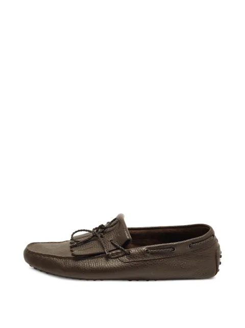 Tod's Vintage Kiltie fringe loafers Brown 1388968