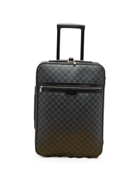 Louis Vuitton Pre-Owned 2010 55 Pegase samier graphite suitcase Black 1386868
