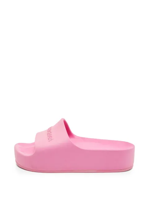 Balenciaga Pre-Owned Chunky Pool slides Pink 1384455