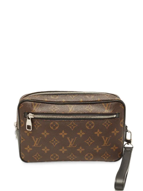 Louis Vuitton Pre-Owned 2018 Kasai Damier monogram clutch bag Brown 1385499