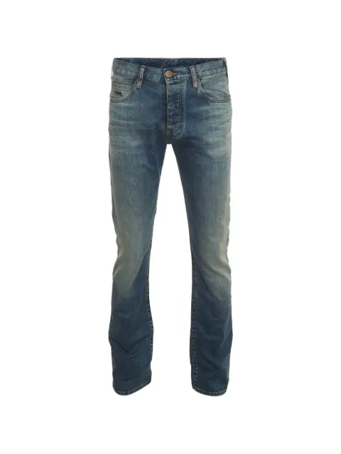 Emporio Armani Pre-Owned straight-fit jeans Blue 1399946