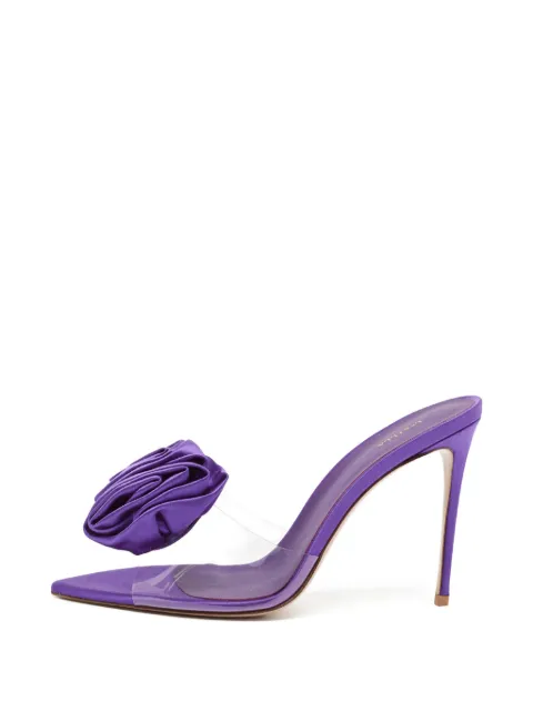 Le Silla Le Silla floral-appliqué slide sandals Purple 1386148
