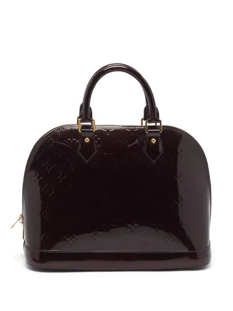 Louis Vuitton Pre-Owned 2012 PM Alma Monogram Vernis tote bag Red 1393203