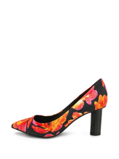 Ferragamo Pre-Owned Badia floral-print pumps Black 1381659
