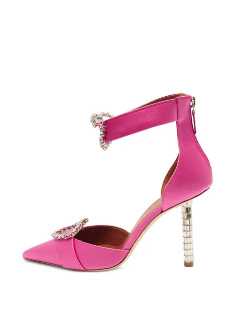 Malone Souliers Camille heart-buckle pumps Pink 1378794