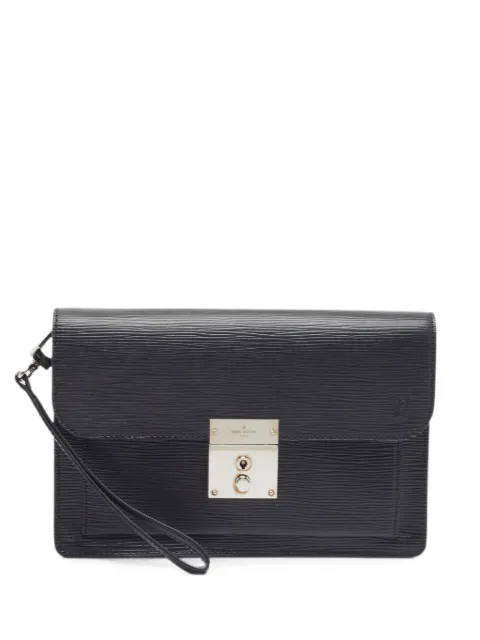 Louis Vuitton Pre-Owned 2015 Neo Belaia Epi clutch bag Black 1391862