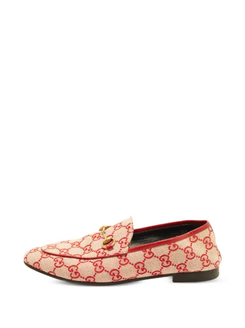 Gucci Pre-Owned Jordaan horsebit loafers Neutrals 1381114