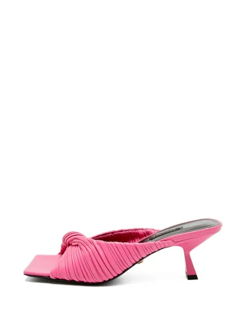 Versace Pre-Owned twist-detail heeled sandals Pink 1381602