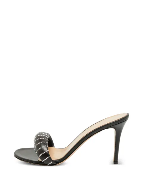 Gianvito Rossi Bijoux crystal-embellished sandals Black 1382853