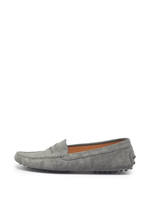 Tod's Vintage Gommino suede loafers Grey 1372120