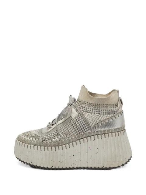 Chloé Pre-Owned Nama platform low-top sneakers Neutrals 1381746
