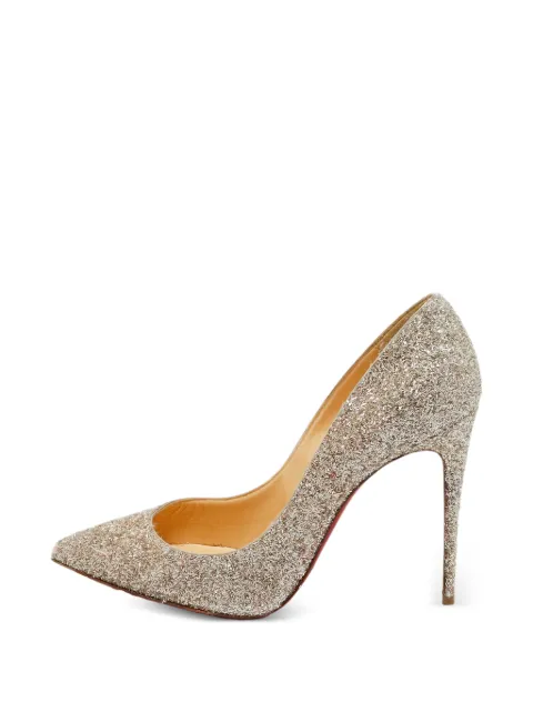 Christian Louboutin Pre-Owned Pigalle Follies heeled pumps Gold 1381960
