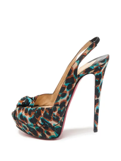 Christian Louboutin Pre-Owned Jenny heeled pumps Neutrals 1158412