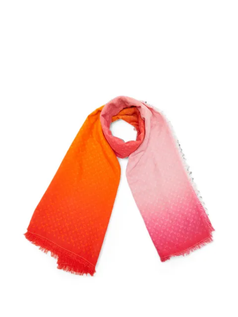Louis Vuitton Pre-Owned Monogram jacquard shawl Pink 1378327