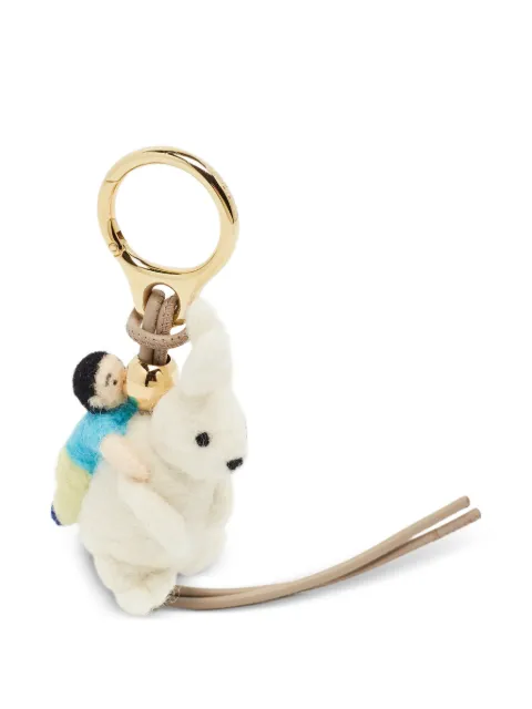 Loewe Pre-Owned Rabbit bag charm White 1400839